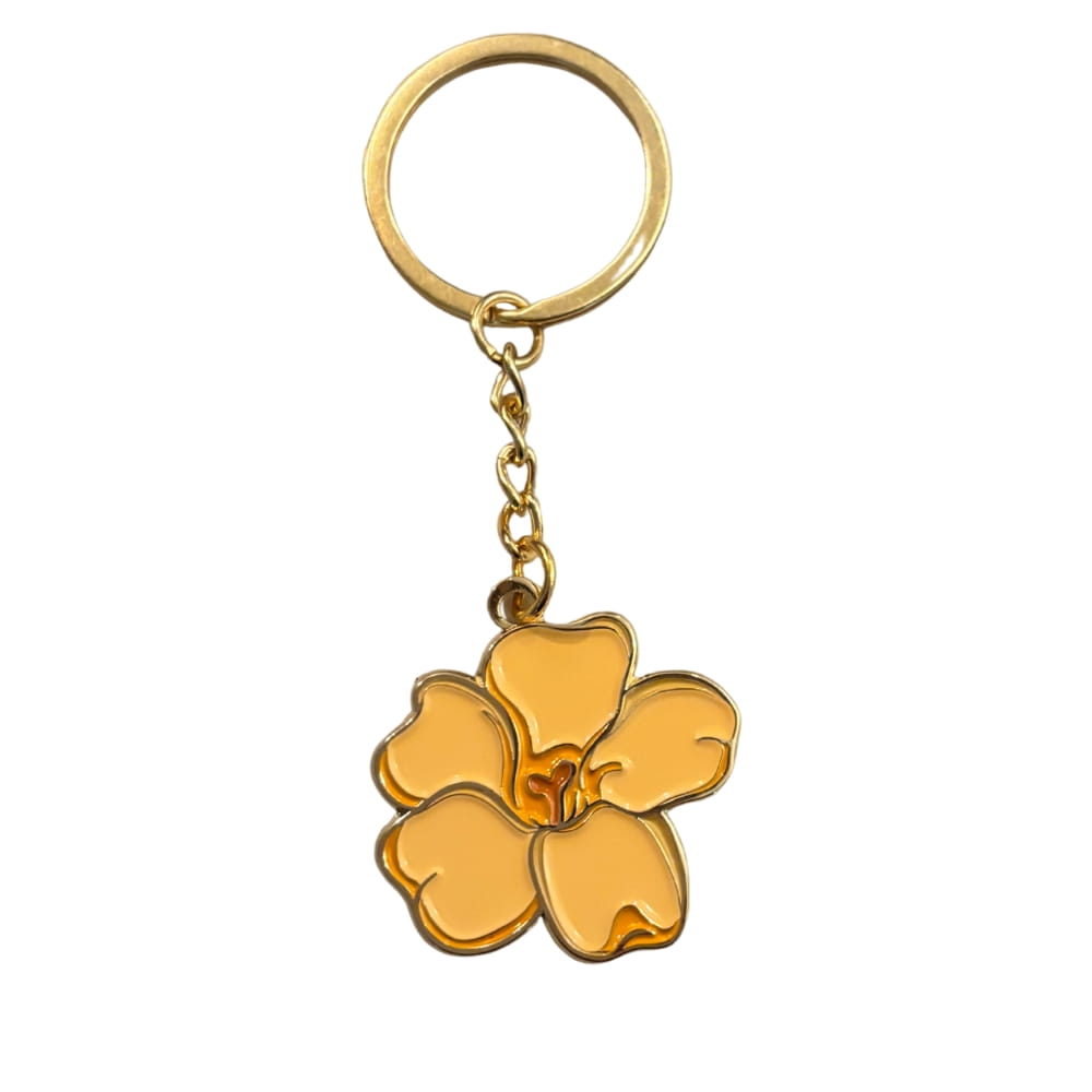 Puakenikeni Flower Keychain - Zipper Pull for Purses – Puakenikeni