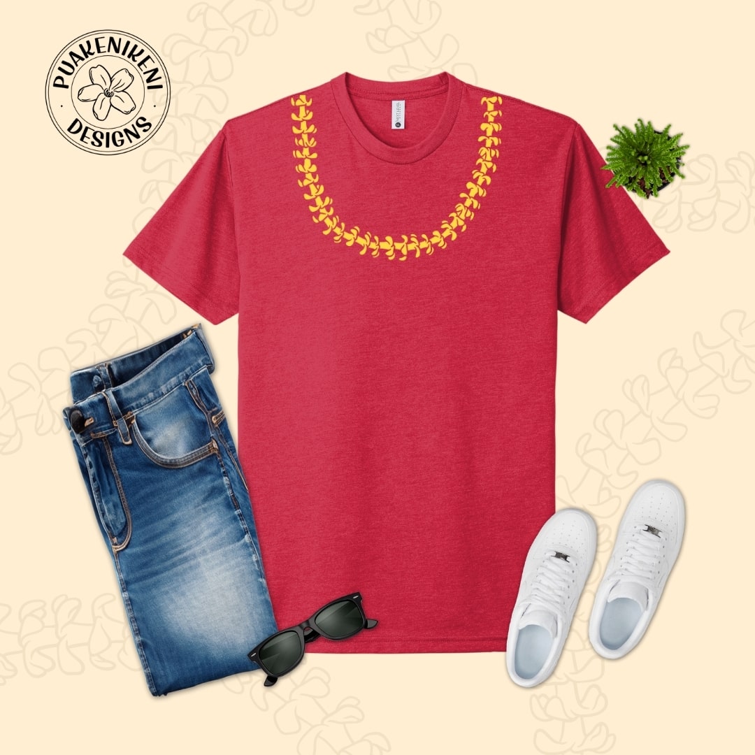 Puakenikeni Lei T-Shirt Club Mock-Up - Black - Puakenikeni Designs-min.jpg__PID:d7742e00-b4e0-4ee6-bc8d-1725ebef2ce5