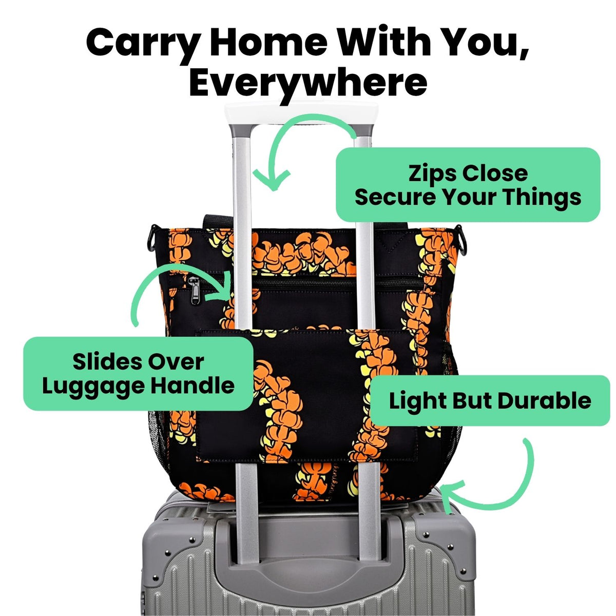 Mini Holoholo Bag (Kula Black & Orange)