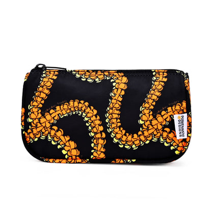 Mini Zipper Pouch (Kula Black & Orange)