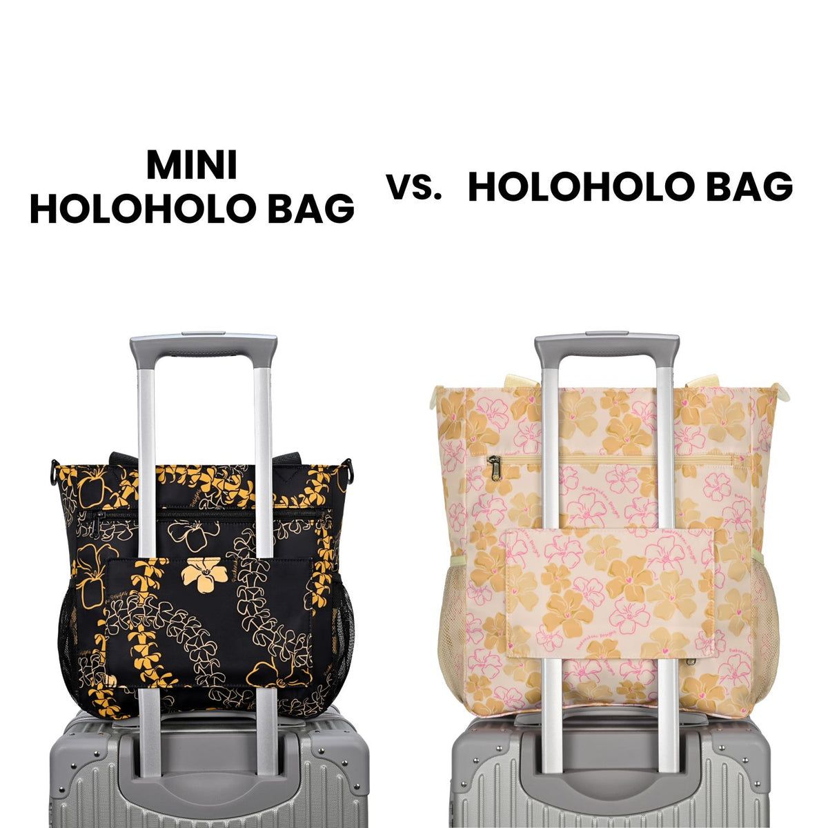 Mini Holoholo Bag (Haʻaheo Black & Orange)