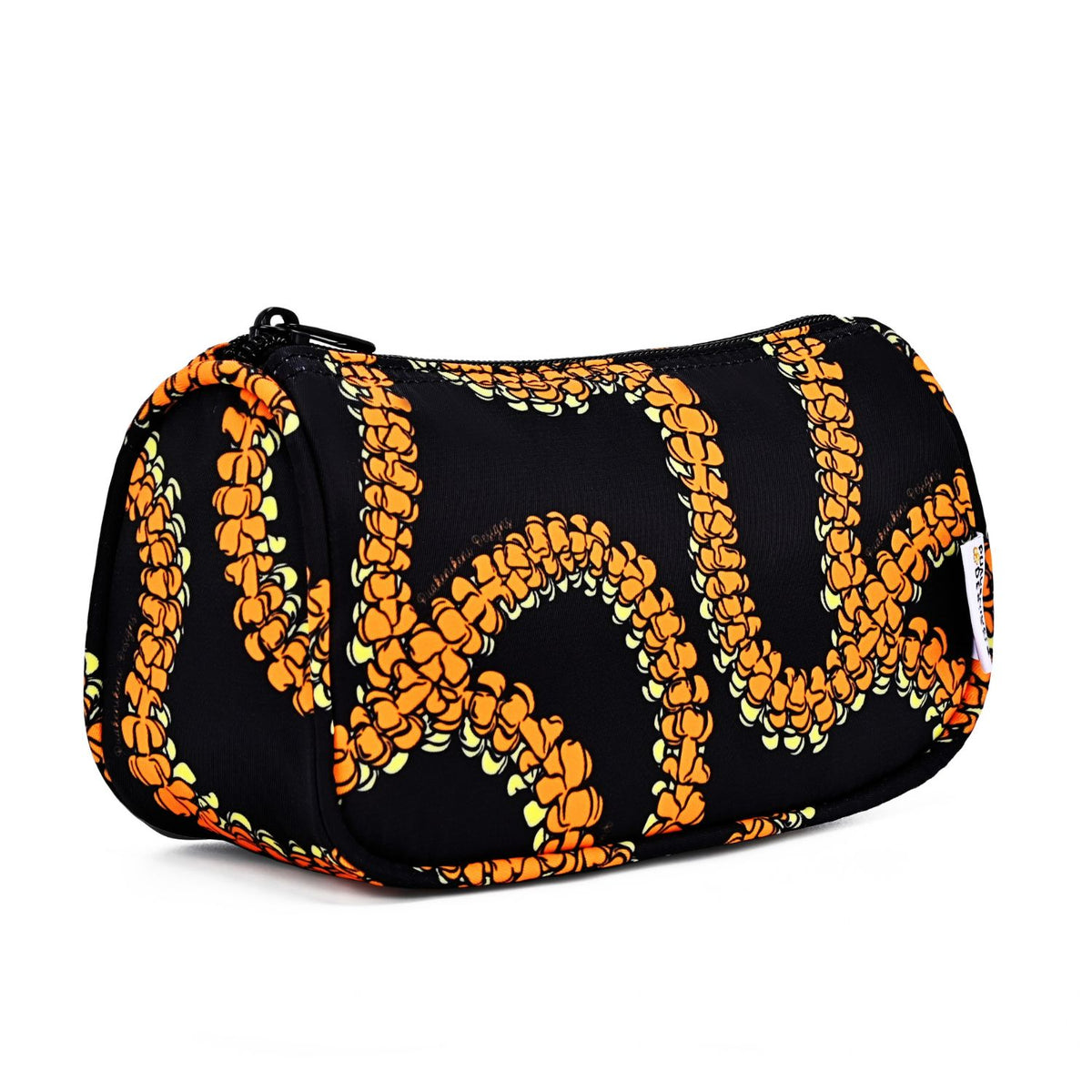 Mini Zipper Pouch (Kula Black & Orange)
