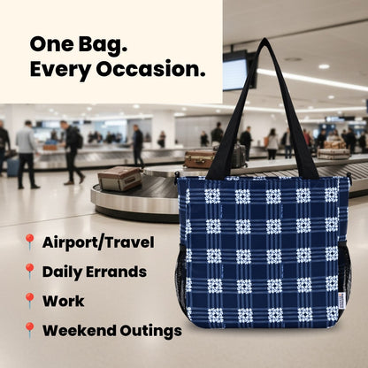 Mini Holoholo Bag (Palaka Blue)