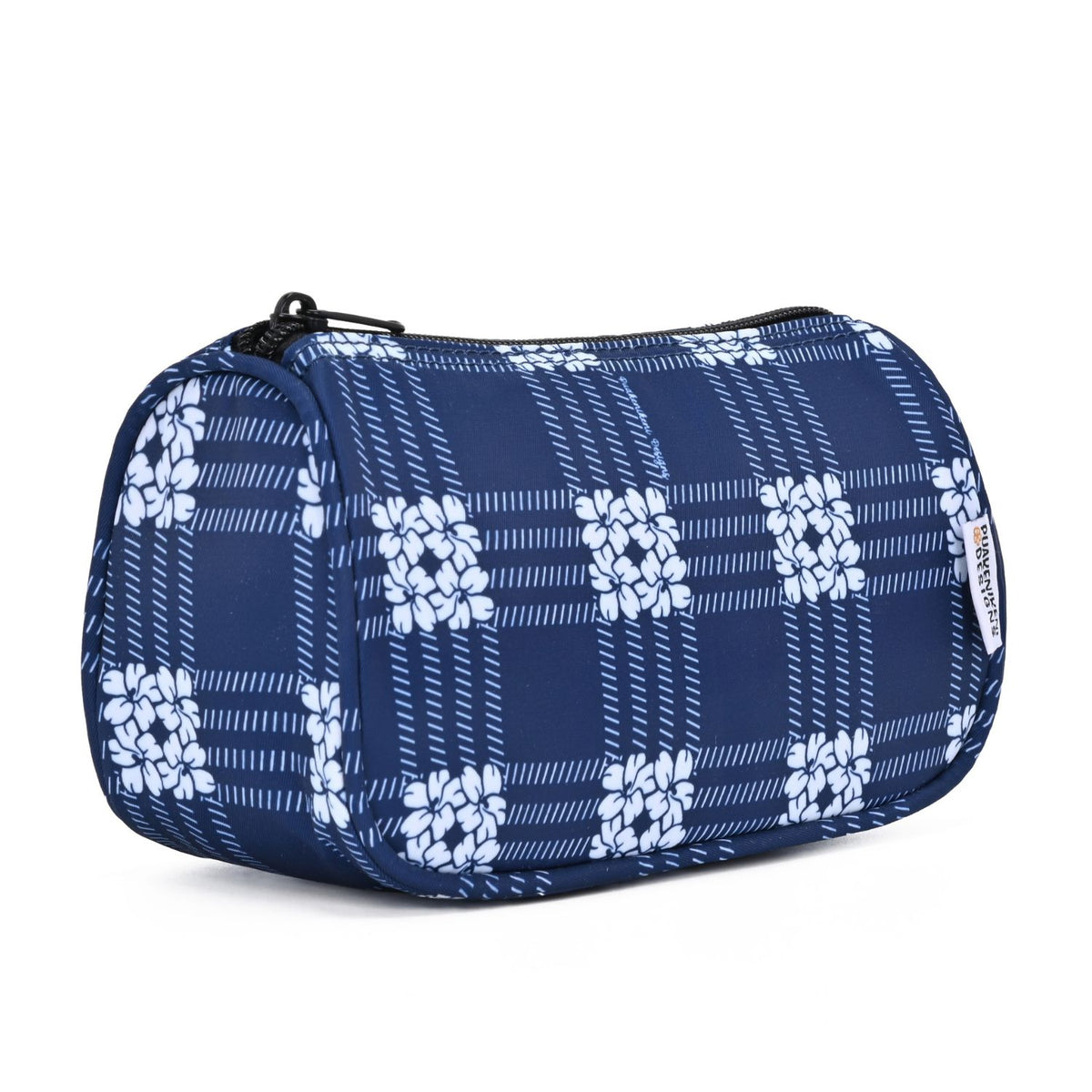 Mini Zipper Pouch (Puakenikeni Palaka Blue)