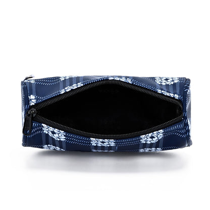 Mini Zipper Pouch (Puakenikeni Palaka Blue)
