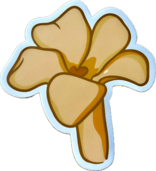 Puakenikeni Sticker (Flower + Stem)