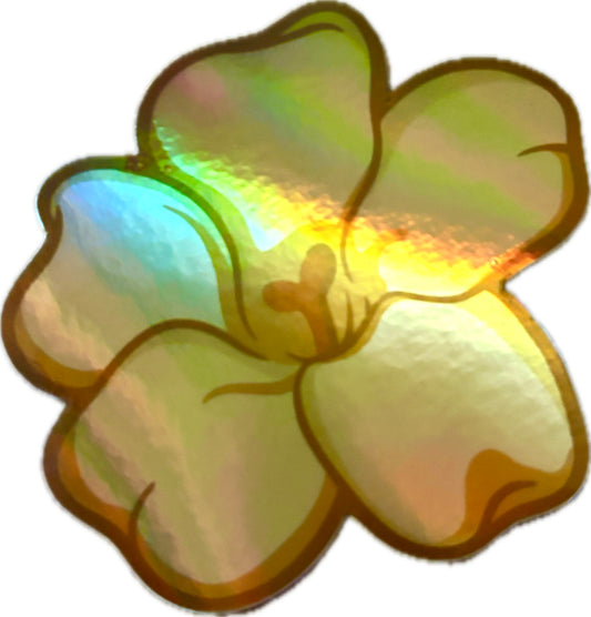 Puakenikeni Sticker (Flower Holographic)