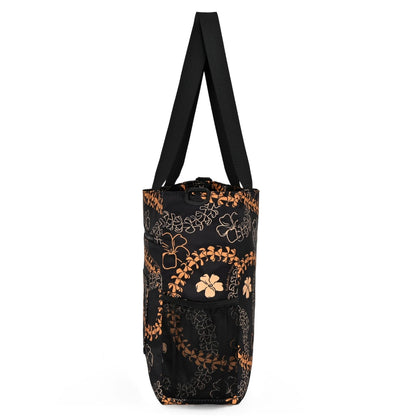 Holoholo Bag with Crossbody Strap (Ha'aheo Black & Orange)