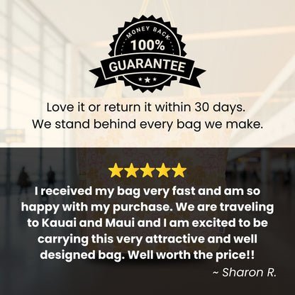 Holoholo Bag with Crossbody Strap (Puʻuwai Creamy Latte)