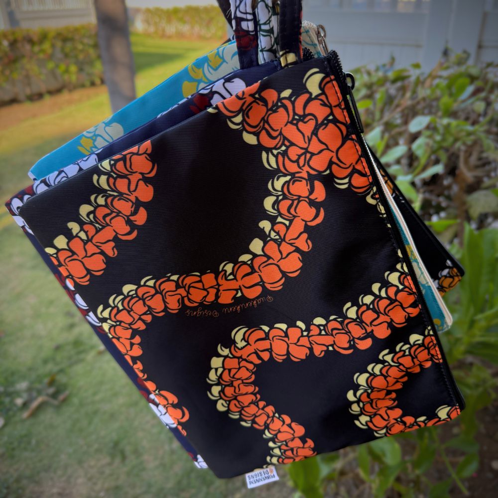 Holoholo Pouch (Kula Black & Orange)