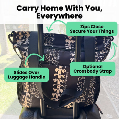 Holoholo Bag with Crossbody Strap (Beige Lei)