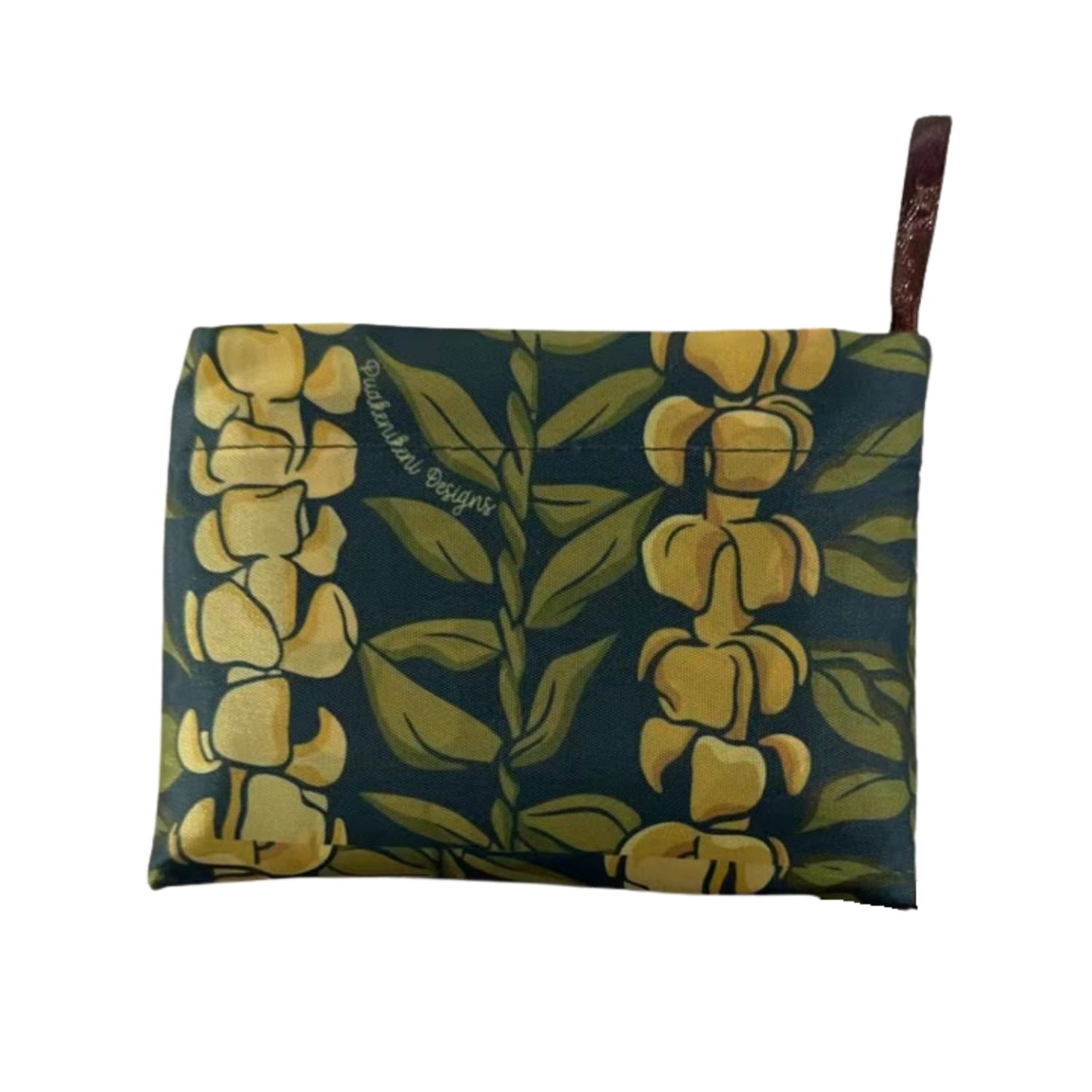 Large Foldable Shopping Bag (Lei Puakenikeni + Lā'ī)