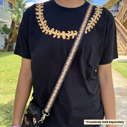 Lei Strap for Cell Phone Crossbody (Orange)