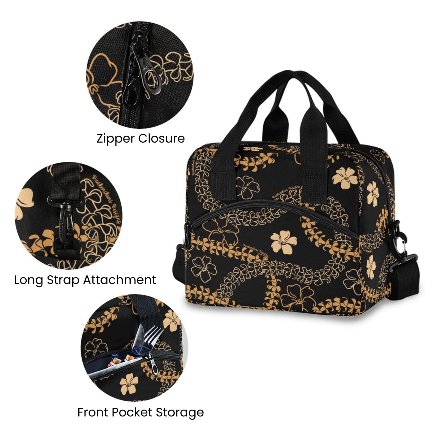 Lunch Tote (Ha'aheo Black & Orange)