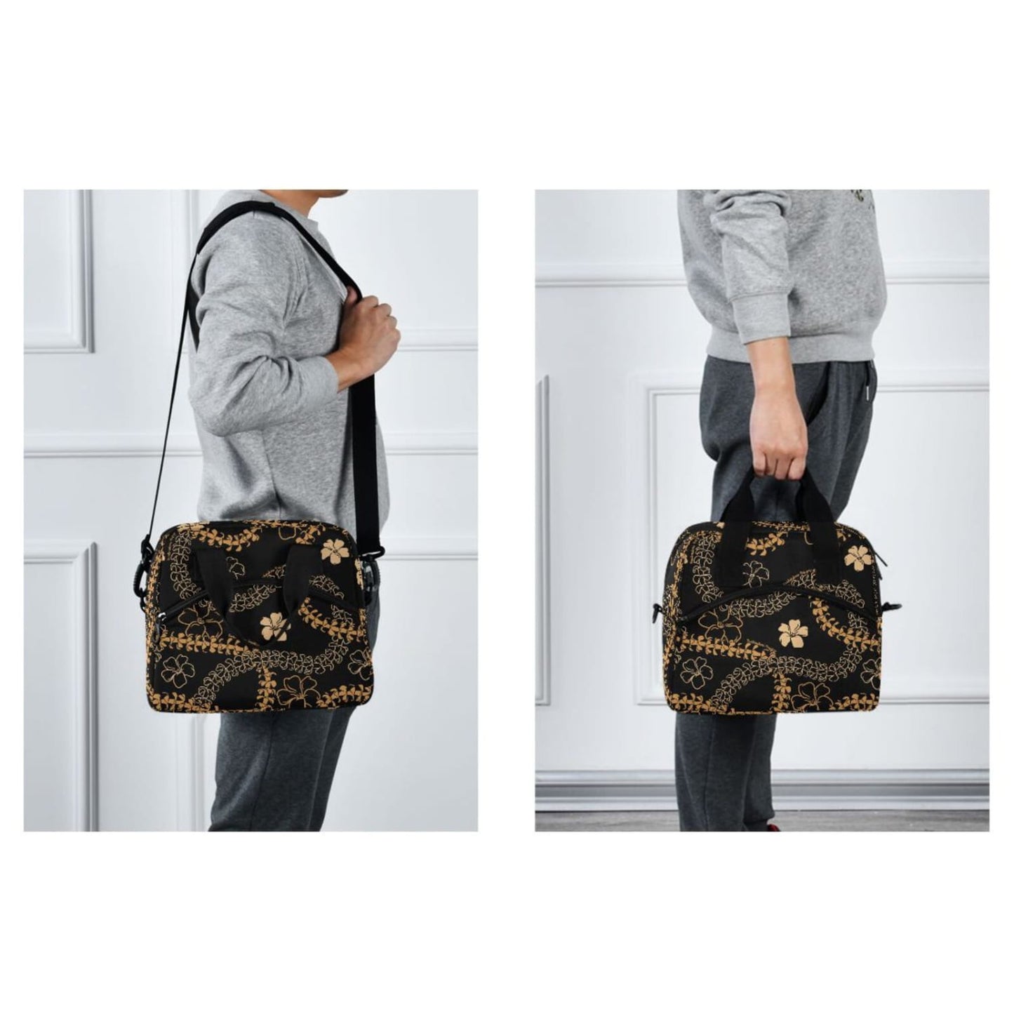 Lunch Tote (Ha'aheo Black & Orange)