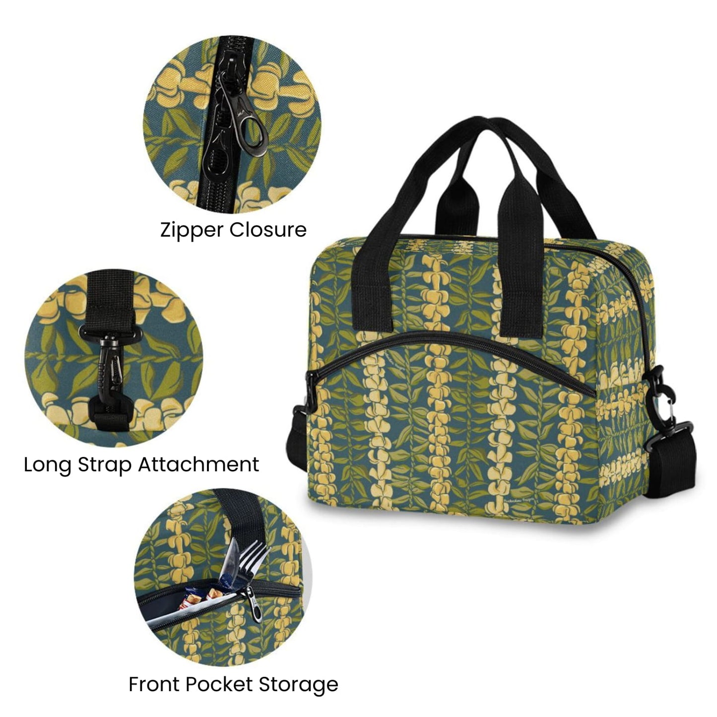 Lunch Tote (Lei Puakenikeni + Lā'ī)
