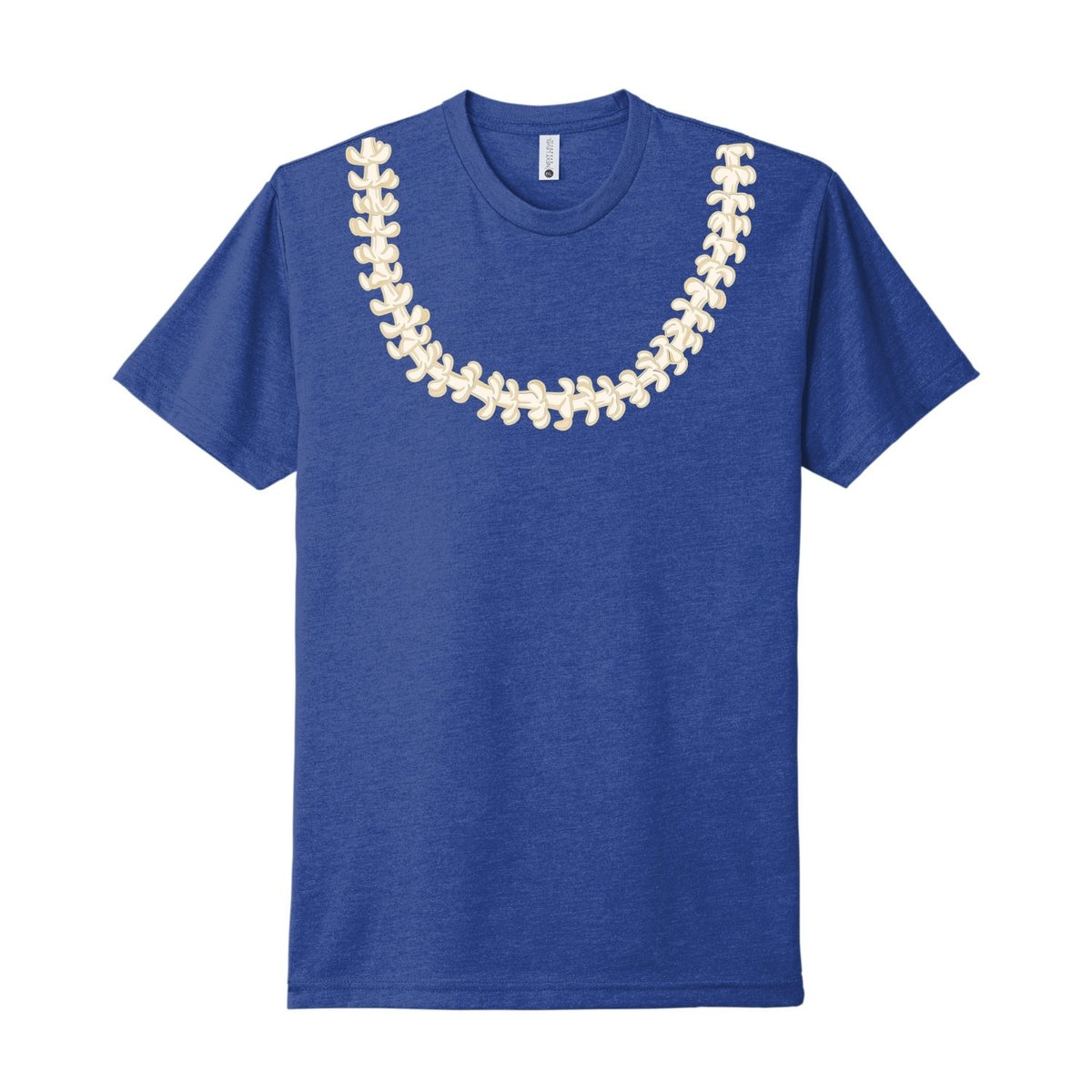 Puakenikeni Lei T-Shirt (Royal/White Lei)