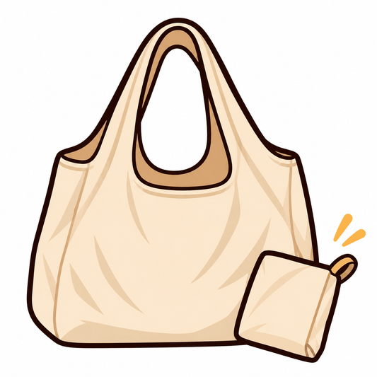 Free Foldable Shopping Bag (Designs Vary)
