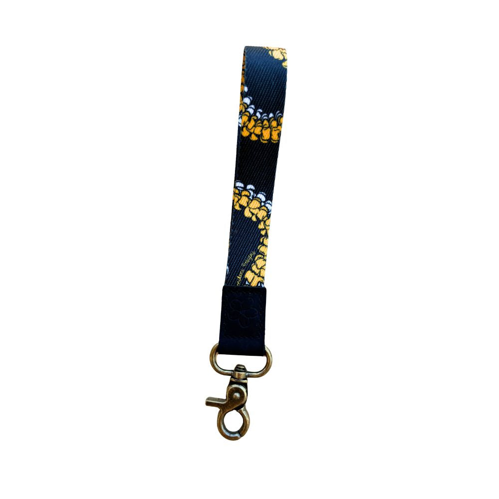 Wristlet Key Fob (Kula Black & Gold)