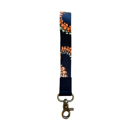 Wristlet Key Fob (Kula Black & Orange)